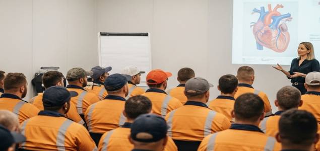 workplace seminar about heart health